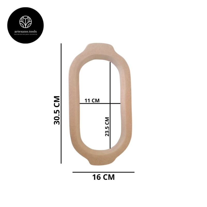 Bandeja Oval N°5 con Asa